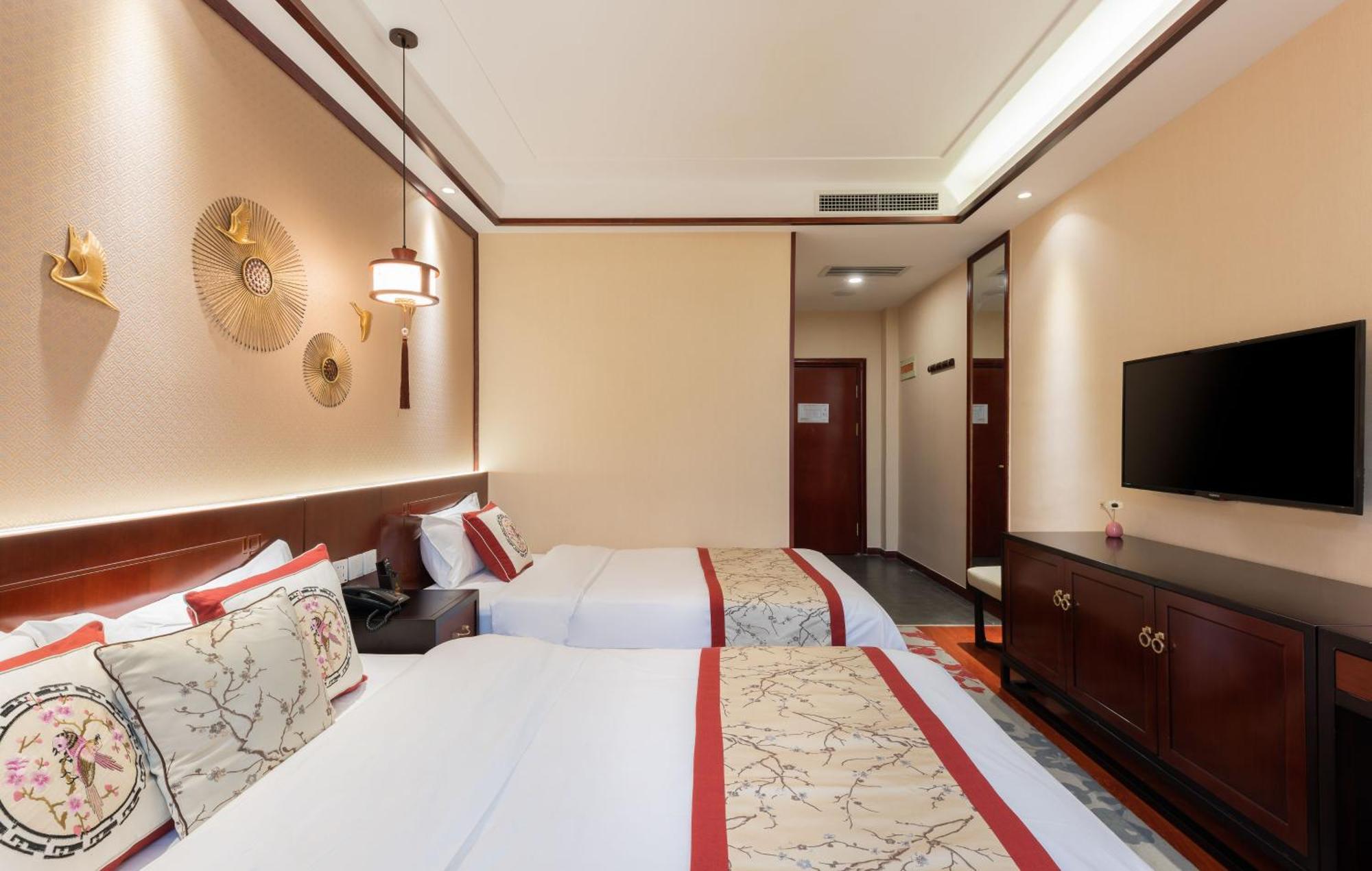 Chinese Culture Boutique Hotel-Tangfu,Traditional Chinese Theme,Heart Of Beijing,Near Forbidden City,Tiananmen Square,Hutongs,Metro Access,Free Coffee,Tea,Laundry Δωμάτιο φωτογραφία