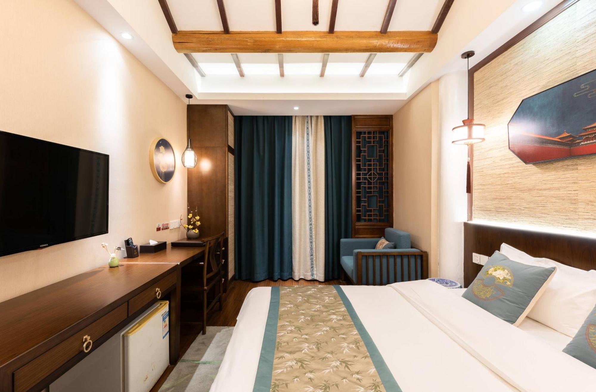 Chinese Culture Boutique Hotel-Tangfu,Traditional Chinese Theme,Heart Of Beijing,Near Forbidden City,Tiananmen Square,Hutongs,Metro Access,Free Coffee,Tea,Laundry Δωμάτιο φωτογραφία
