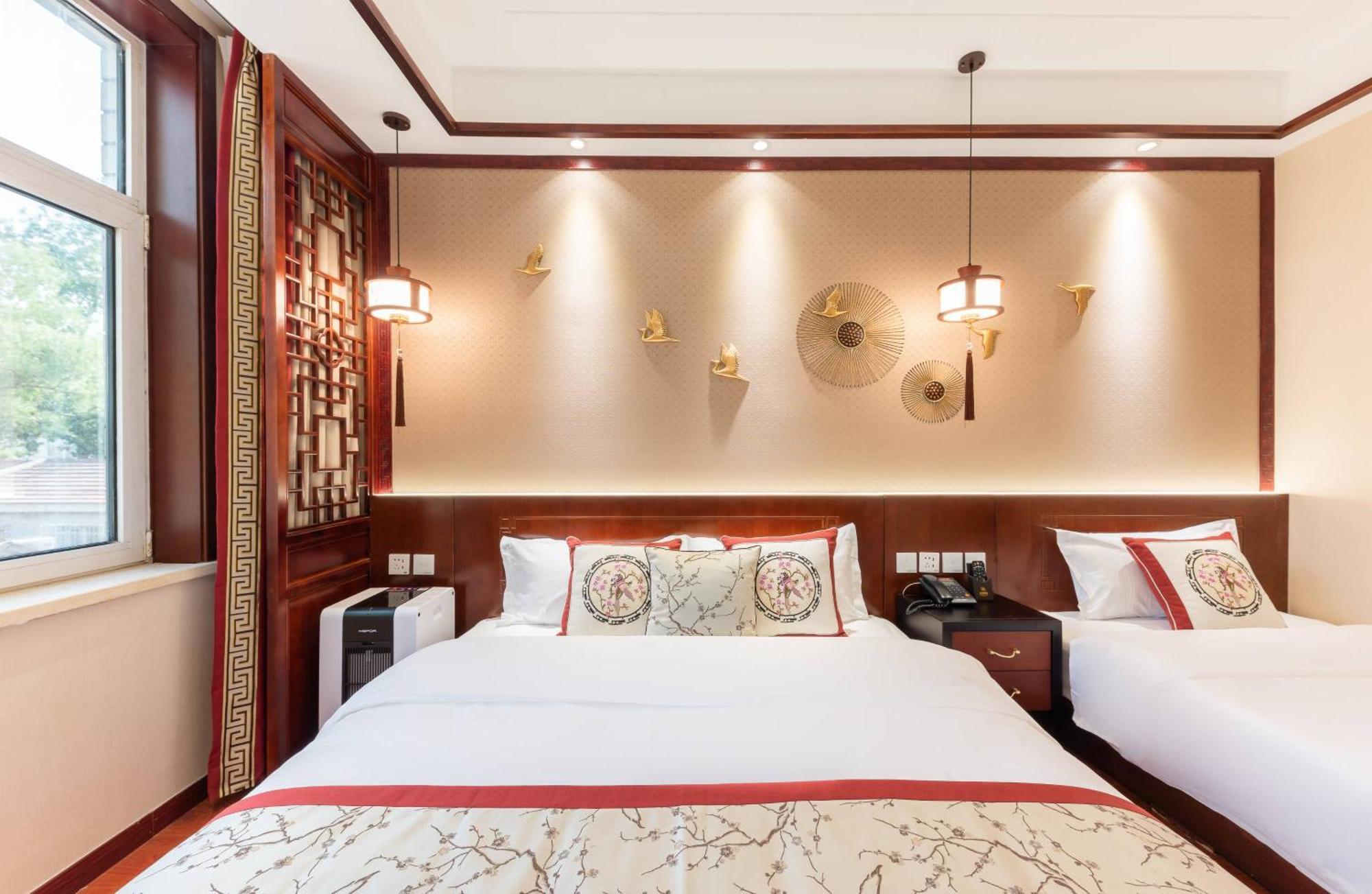 Chinese Culture Boutique Hotel-Tangfu,Traditional Chinese Theme,Heart Of Beijing,Near Forbidden City,Tiananmen Square,Hutongs,Metro Access,Free Coffee,Tea,Laundry Δωμάτιο φωτογραφία